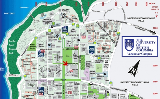 Yuba College Campus Map